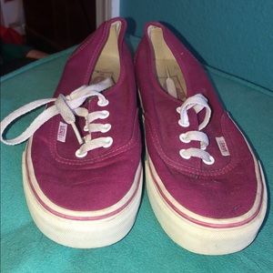 Classic vans in magenta